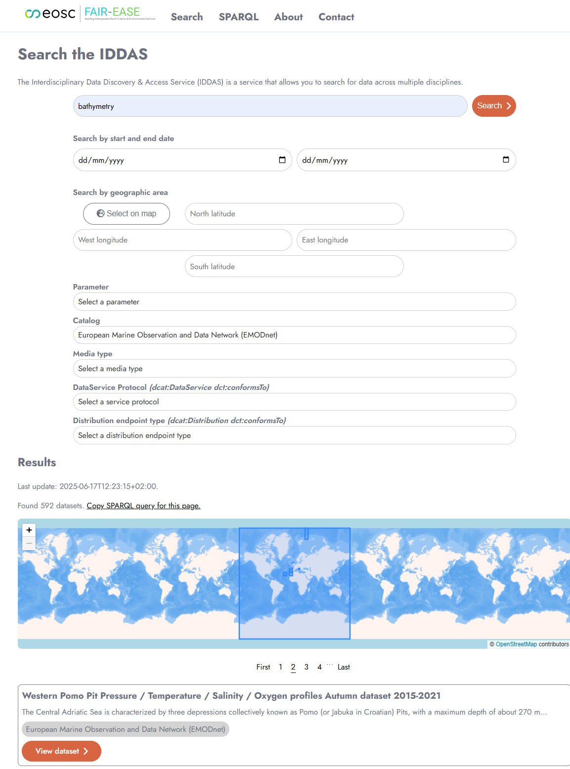 IDDAS search UI