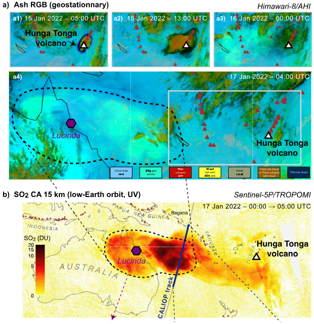 Volcano snapshot from Volcplume
